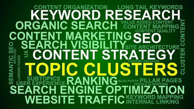 Topic Clusters Word Cloud