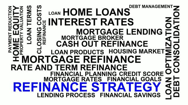 Refinance Strategy Word Cloud