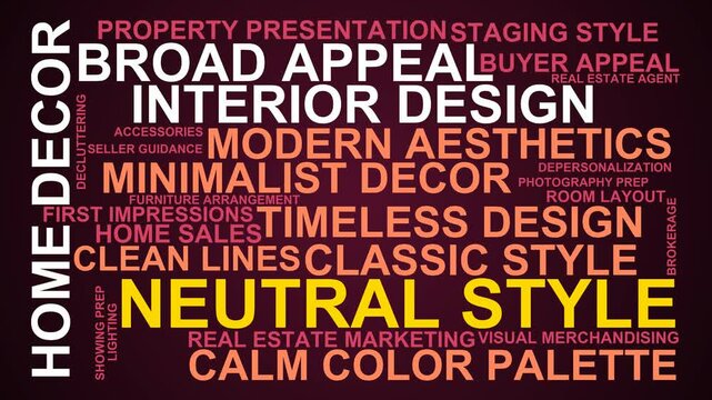 Neutral Style Word Cloud