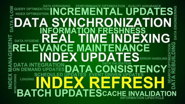 Index Refresh Word Cloud