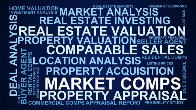 Market Comps Word Cloud