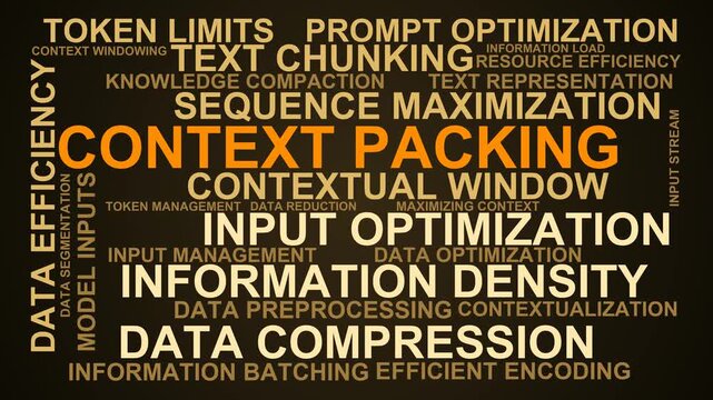 Context Packing Word Cloud