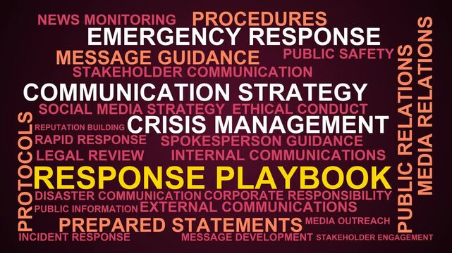 Response Playbook Word Cloud