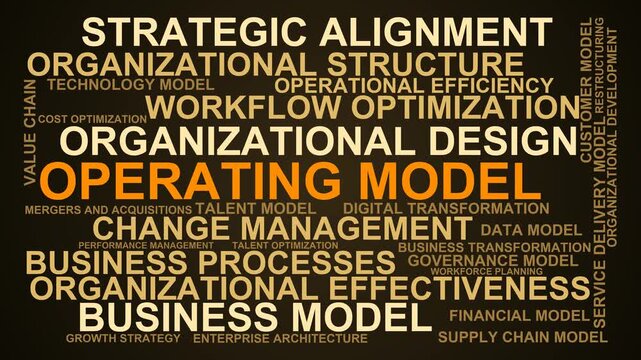 Operating Model Word Cloud