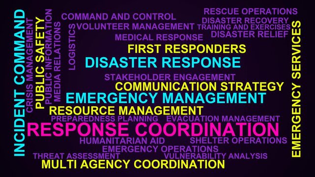 Response Coordination Word Cloud
