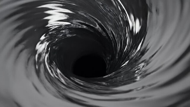 Monochrome Vortex Spiral Frames.