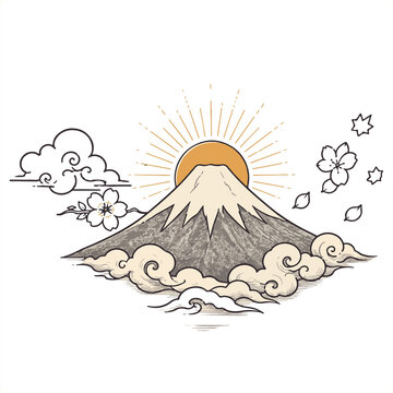 mount fuji in japan