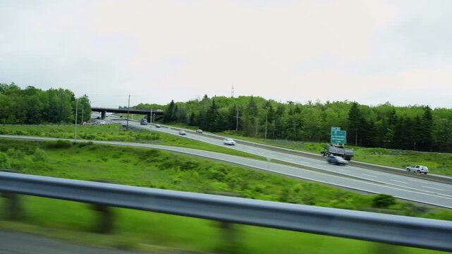 Exploring the lush landscapes of Nova Scotia's summer highways