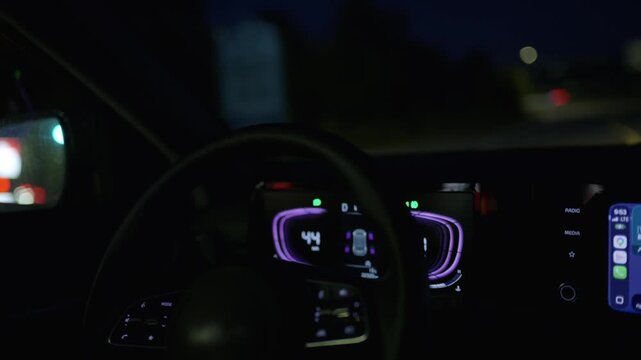 Exploring summer nights in nova scotia from the car window