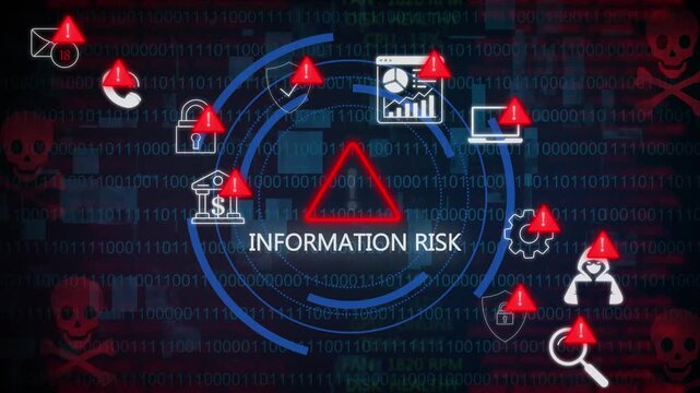 A cybersecurity alert screen showing system compromised warning with red interface, breach detected icon, and urgent visual UI. Ideal for cybersecurity, IT, or business risk .
