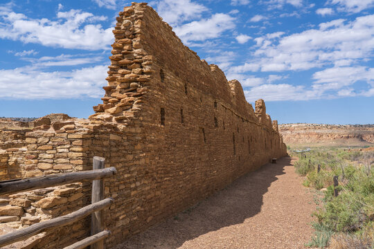 Chetro Ketl at Chaco Canyon or Chaco national Historical Park in New Mexico