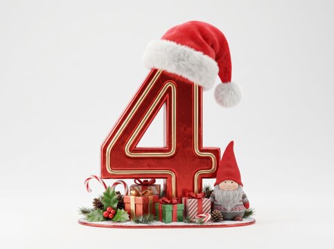 Alfabeto Natal Letra 3D Tipografia Festiva