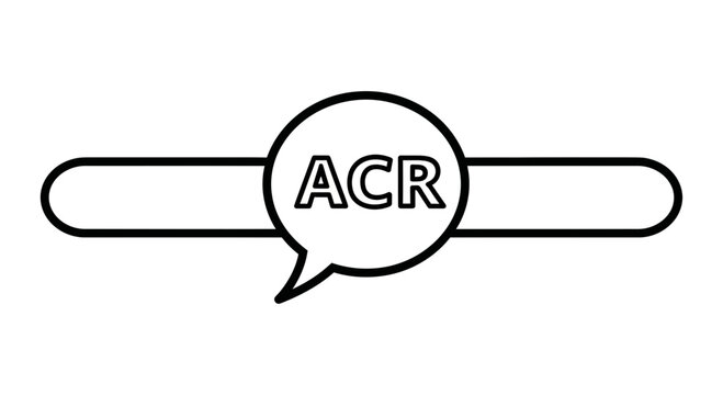 acr text speech bubble icon