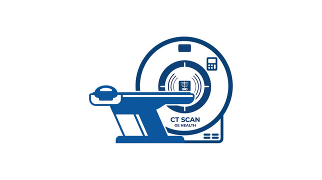Medical CT Scanner Machine Isolated Icon