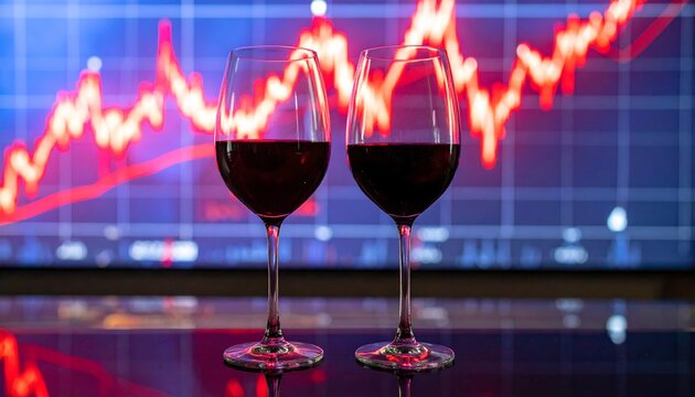 Wine Glasses and Graph Dynamic Financial Setting