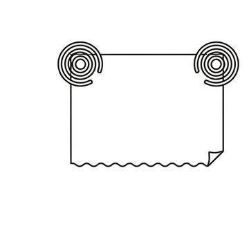 Scroll Border with Wavy Edge