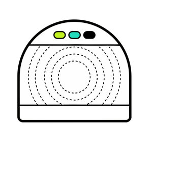 Abstract Speaker Icon