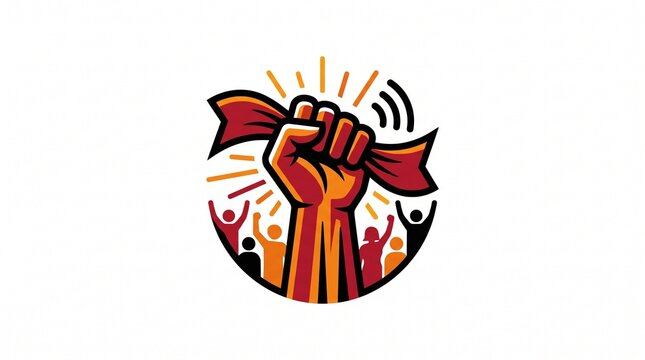 Protest and resistance icon vector illustration isolated on white background