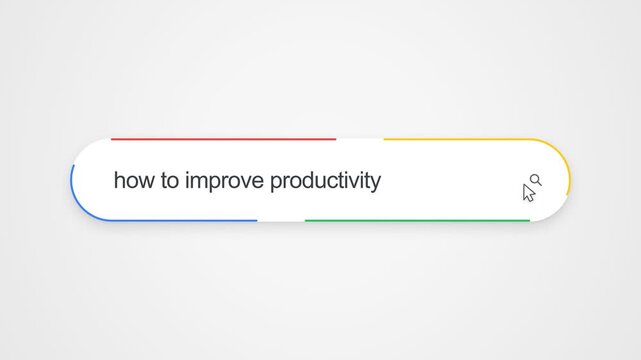 How To Improve Productivity Search Bar