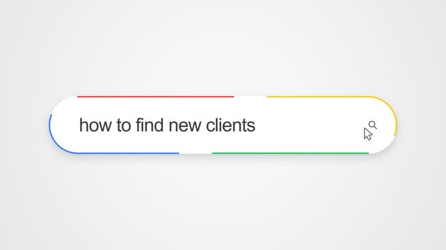 How To Find New Clients Search Bar