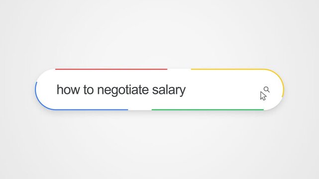 How To Negotiate Salary Search Bar