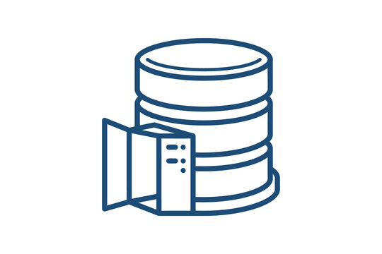 Database Server Vector Icon