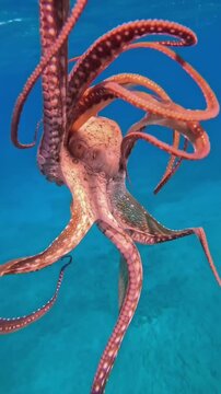 octopus on the beach