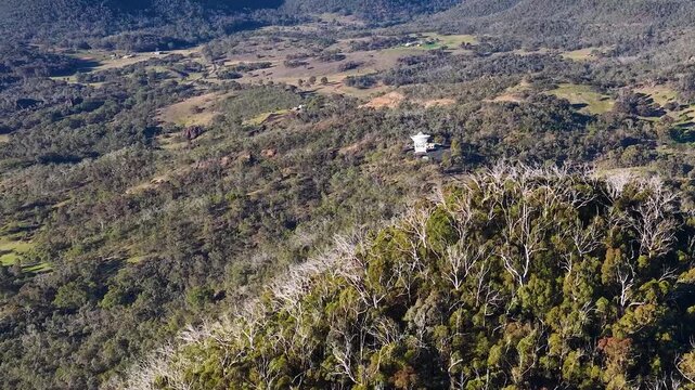 Panoramic View of Warrumbungle National Park Volcanic Landscape