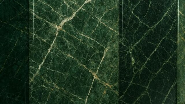 Dynamic Movement Over Premium Verde Marble Tiles Displaying Rich Natural Stone Texture for Exclusive Interior Architecture Backgrounds