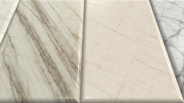 Smooth Camera Movement Across Elegant Bianco Marble Tiles Featuring Timeless Natural Stone Surface for Luxury Interior Backgrounds