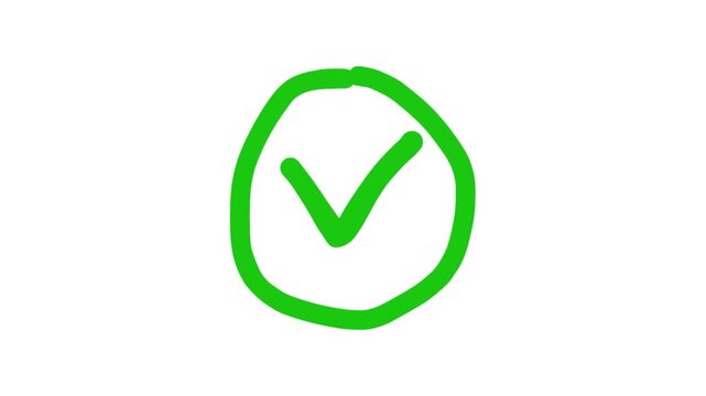 Green check mark icon
