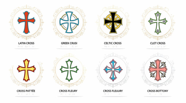 Christian Cross Designs: Historical and Decorative Styles
