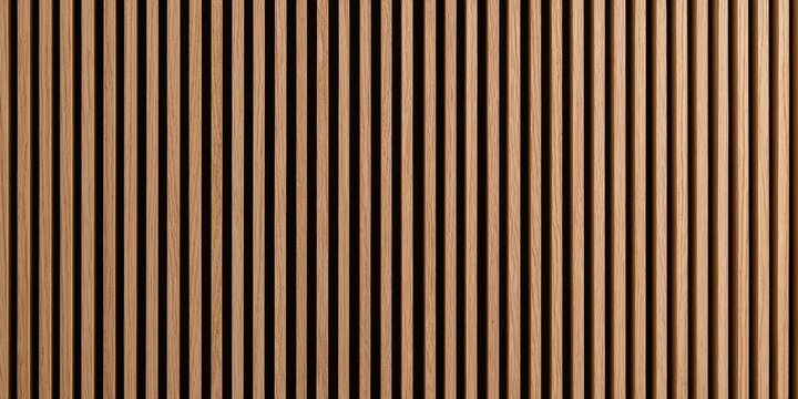 Vertical wooden slats form a textured backdrop with alternating light and shadow