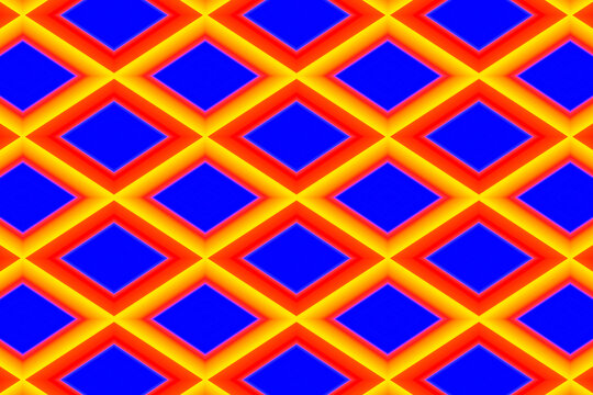 repeating abstract geometric pattern of parallelograms or rhombuses