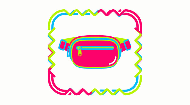 neon fanny pack