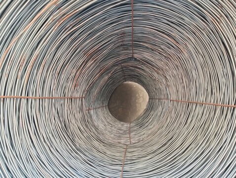 Rolled Steel Wire Coil Texture for Manufacturing Industry