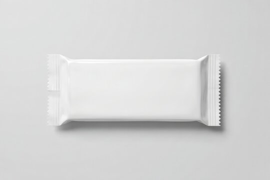 Blank food snack bar isolated on white background. Perfect for branding.