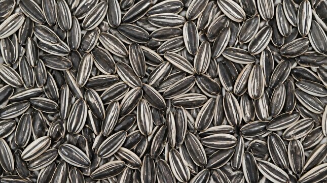 Close up of sunflower seeds texture background