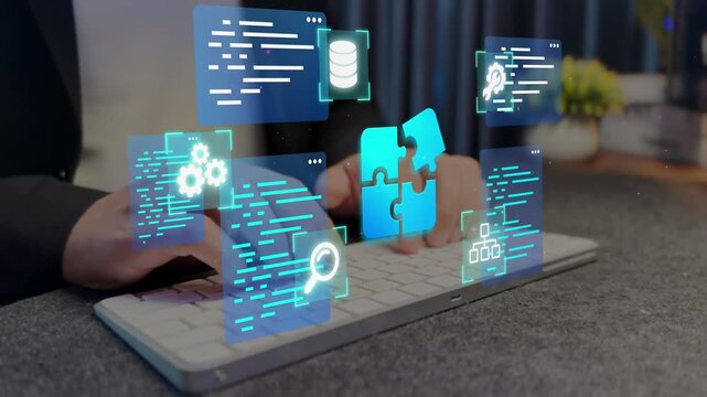 Solutions for creating software without coding. Low-code or no-code development platform. 
