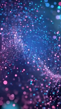 A Stunning Visual Symphony of Colorful Light Particles Dancing in Ethereal Patterns, Creating a Magical, Dreamlike Atmosphere of Beauty and Wonder