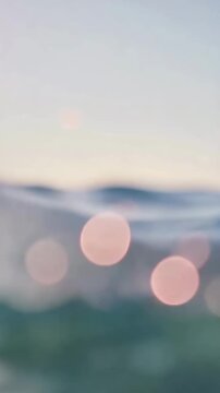 A Serene Journey Through the Fluid Symphony of Ocean Waves, Capturing the Effervescent Beauty of Light Reflections and Colors in the Water&rsquo;s Embrace