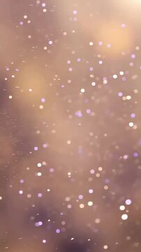 A Captivating Journey Through Glimmering Bokeh: Transitions of Light and Color in Abstract Visuals of Soft Radiance