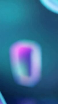 A Captivating Exploration of Abstract Shapes and Ethereal Colors in Motion, Emphasizing a Blend of Geometry and Fluidity in a Dreamlike Aesthetic