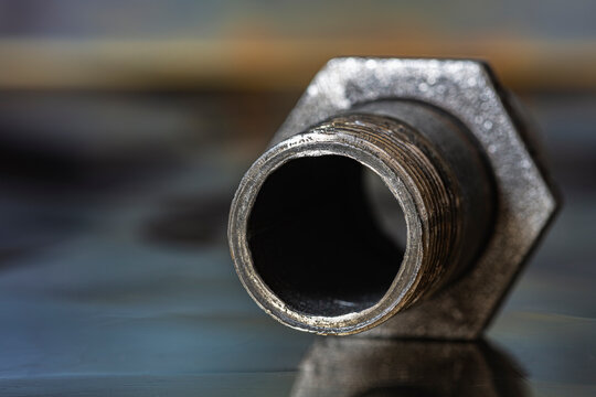 Steel Threaded Fittings for Water and Gas Installation in Industrial Setting