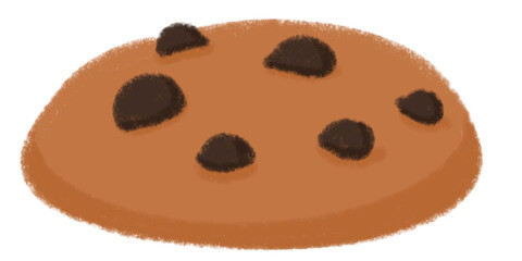 A delicious, freshly baked cookie with chocolate chips that tempts anyone with a sweet tooth, offering a delightful experience with every bite and evoking fond memories of home baking