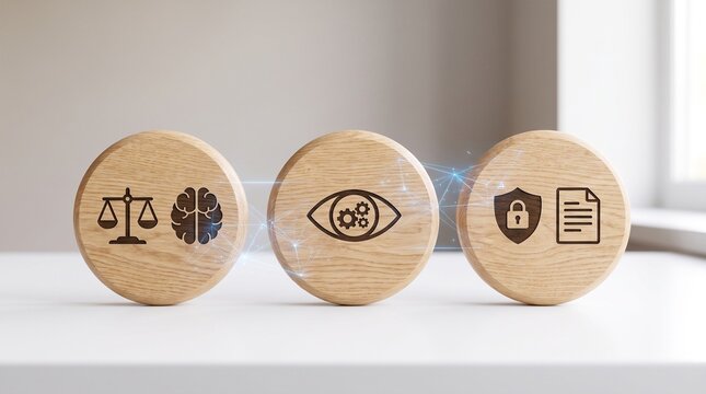 Concept of digital ethics compliance and data security