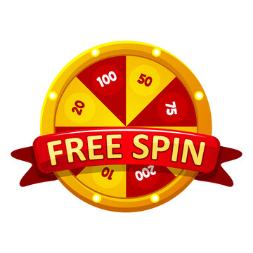 Free Spin Wheel Bonus PNG Isolated on Transparent Background