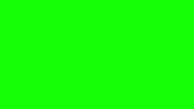 Person standing in front of green screen. Chroma key backdrop for video production.
