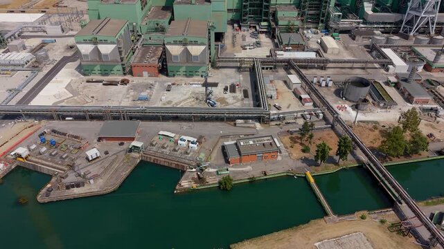 Large Thermal Power Plant Using Combined Cycle Technology. Lombardy, Italy