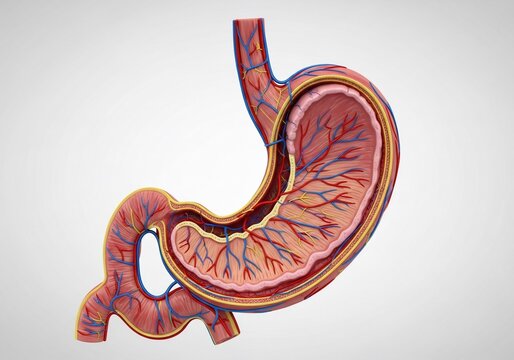 Glow of the Inner Workings: Detailed 3D Digestive Chamber